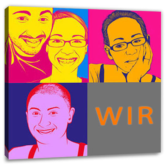 Bild von pop art warhol pure wujpg | Individuelle 🎁 persönliche 🎁 personalisierte Geschenke bedruckt ▪ bestickt ▪ graviert