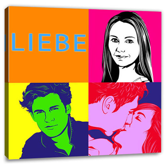 Bild von pop art warhol pure wujpg | Individuelle 🎁 persönliche 🎁 personalisierte Geschenke bedruckt ▪ bestickt ▪ graviert