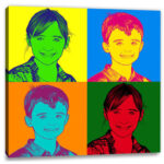 Bild von pop art warhol pure wujpg | Individuelle 🎁 persönliche 🎁 personalisierte Geschenke bedruckt ▪ bestickt ▪ graviert