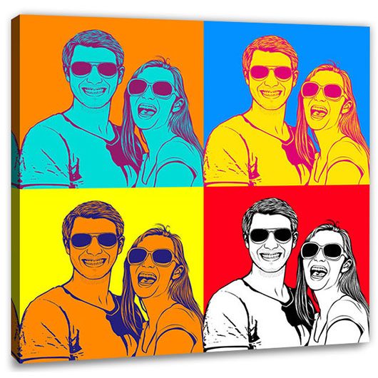 Bild von pop art warhol pure wujpg | Individuelle 🎁 persönliche 🎁 personalisierte Geschenke bedruckt ▪ bestickt ▪ graviert