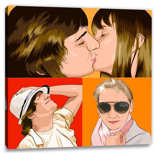 Bild von pop art comic style cojpg | Individuelle 🎁 persönliche 🎁 personalisierte Geschenke bedruckt ▪ bestickt ▪ graviert