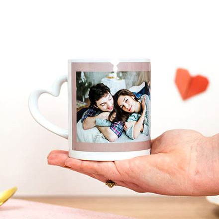 Bild von herztasse mit foto personalisijpg | Individuelle 🎁 persönliche 🎁 personalisierte Geschenke bedruckt ▪ bestickt ▪ graviert