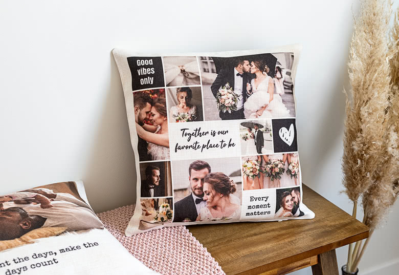 Bild von kissenbezug mit foto personalijpg | Individuelle 🎁 persönliche 🎁 personalisierte Geschenke bedruckt ▪ bestickt ▪ graviert