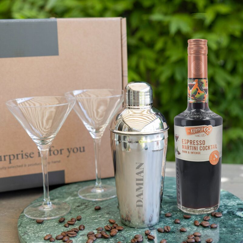 Bild von cocktail set espresso martinjpg | Individuelle 🎁 persönliche 🎁 personalisierte Geschenke bedruckt ▪ bestickt ▪ graviert