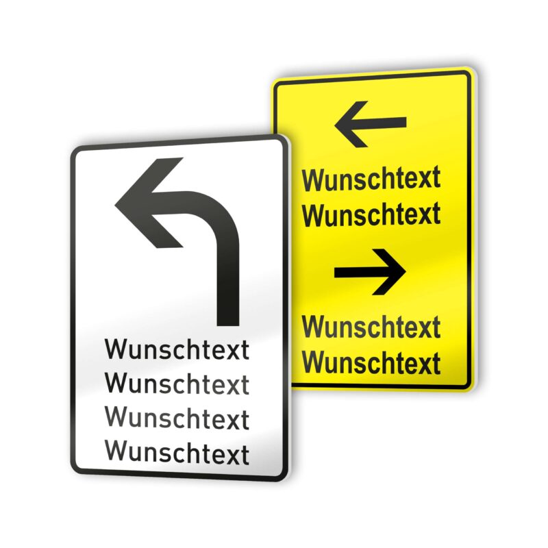 Bild von wegweiser schild richtungsscjpg | Individuelle 🎁 persönliche 🎁 personalisierte Geschenke bedruckt ▪ bestickt ▪ graviert