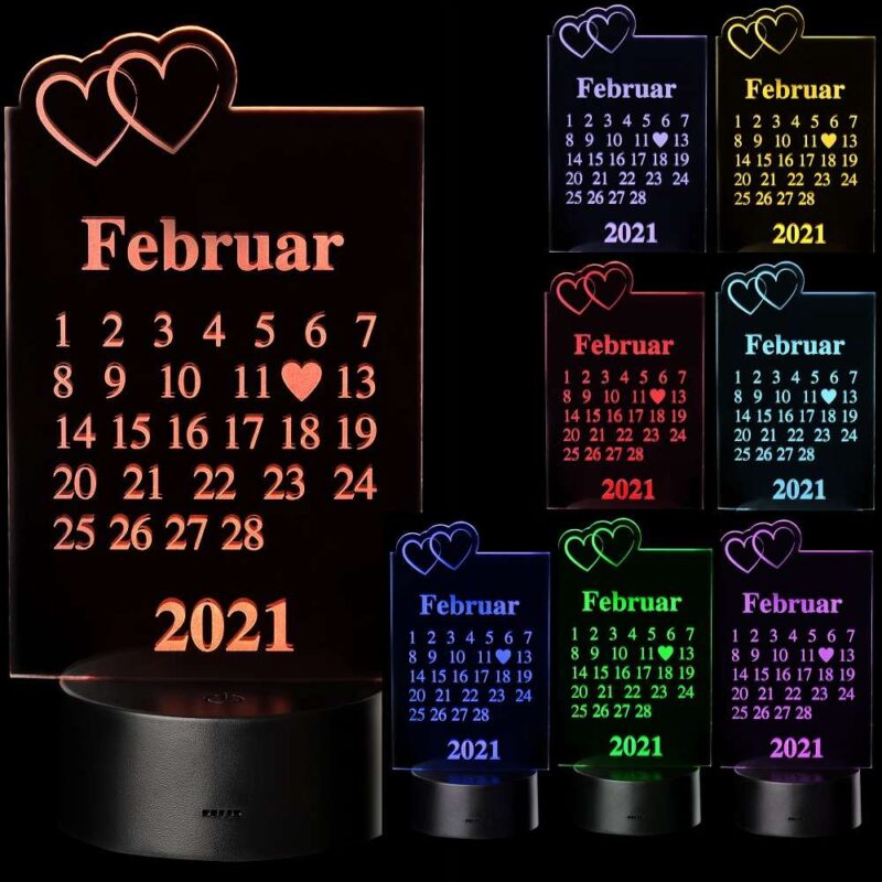 Bild von led motivlampe personalisierjpg | Individuelle 🎁 persönliche 🎁 personalisierte Geschenke bedruckt ▪ bestickt ▪ graviert