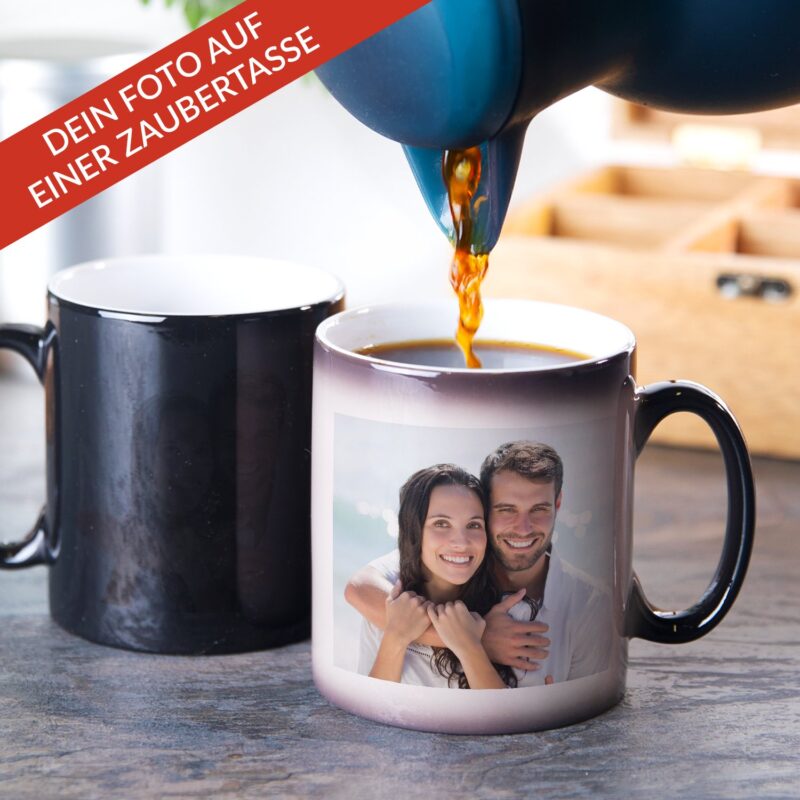 Bild von zaubertasse mit wunschfotojpg | Individuelle 🎁 persönliche 🎁 personalisierte Geschenke bedruckt ▪ bestickt ▪ graviert