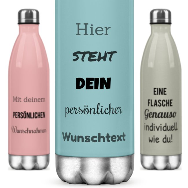 Bild von   trinkflasche aus edelstahl mitjpg | Individuelle 🎁 persönliche 🎁 personalisierte Geschenke bedruckt ▪ bestickt ▪ graviert