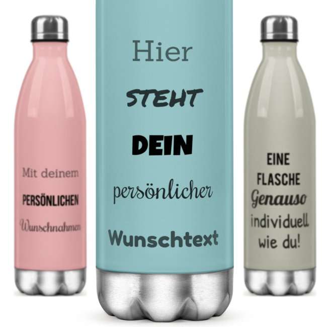 Bild von trinkflasche aus edelstahl mitjpg | Individuelle 🎁 persönliche 🎁 personalisierte Geschenke bedruckt ▪ bestickt ▪ graviert