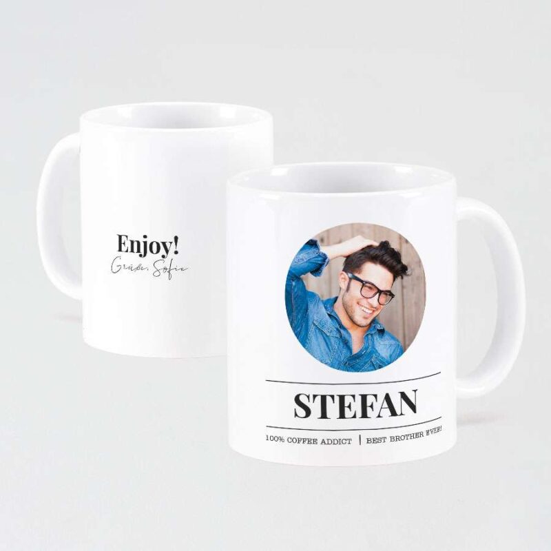 Bild von keramik tasse mit foto weissjpg | Individuelle 🎁 persönliche 🎁 personalisierte Geschenke bedruckt ▪ bestickt ▪ graviert