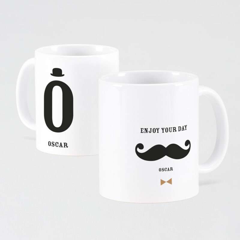 Bild von bedruckte tasse name und zylinjpg | Individuelle 🎁 persönliche 🎁 personalisierte Geschenke bedruckt ▪ bestickt ▪ graviert