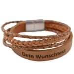 Bild von lederarmband mit gravur echtljpg | Individuelle 🎁 persönliche 🎁 personalisierte Geschenke bedruckt ▪ bestickt ▪ graviert