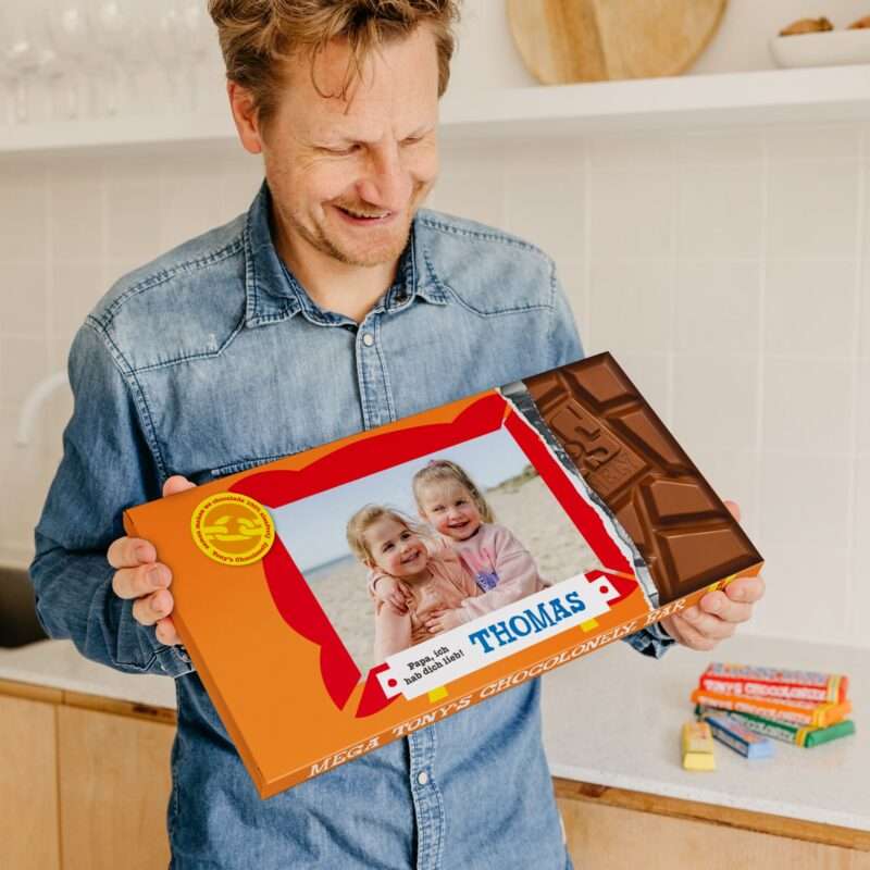 Bild von tonys chocolonely schokoladejpg | Individuelle 🎁 persönliche 🎁 personalisierte Geschenke bedruckt ▪ bestickt ▪ graviert