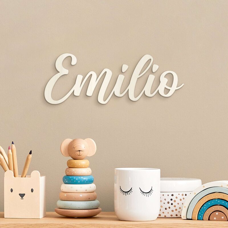 Bild von wanddeko holz d schriftzug wujpg | Individuelle 🎁 persönliche 🎁 personalisierte Geschenke bedruckt ▪ bestickt ▪ graviert