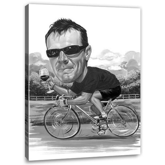 Bild von   erstellung karikatur sportlichjpg | Individuelle 🎁 persönliche 🎁 personalisierte Geschenke bedruckt ▪ bestickt ▪ graviert