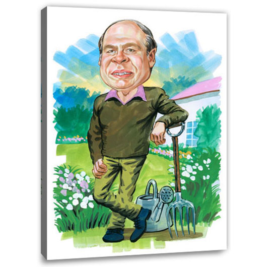 Bild von erstellung karikatur king of gjpg | Individuelle 🎁 persönliche 🎁 personalisierte Geschenke bedruckt ▪ bestickt ▪ graviert