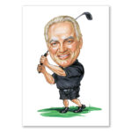 Bild von   erstellung karikatur golf im sjpg | Individuelle 🎁 persönliche 🎁 personalisierte Geschenke bedruckt ▪ bestickt ▪ graviert