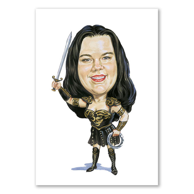 Bild von erstellung karikatur gladiatorjpg | Individuelle 🎁 persönliche 🎁 personalisierte Geschenke bedruckt ▪ bestickt ▪ graviert