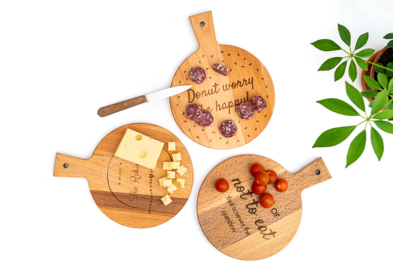 Bild von holz schneidebrett rundjpg | Individuelle 🎁 persönliche 🎁 personalisierte Geschenke bedruckt ▪ bestickt ▪ graviert