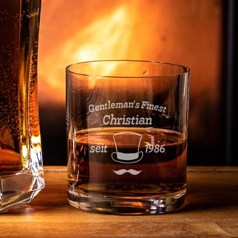 Bild von whiskyglas gentlemans finesjpg | Individuelle 🎁 persönliche 🎁 personalisierte Geschenke bedruckt ▪ bestickt ▪ graviert