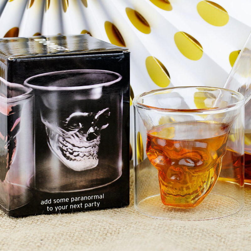 Bild von skull shot glass schnapsglas sjpg | Individuelle 🎁 persönliche 🎁 personalisierte Geschenke bedruckt ▪ bestickt ▪ graviert