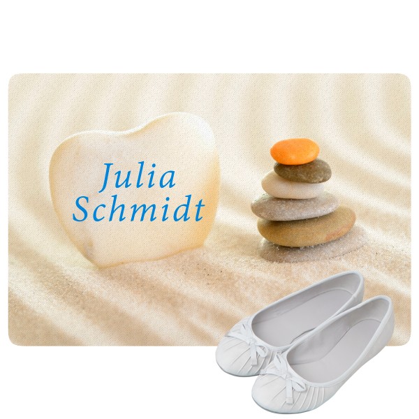 Bild von fussmatte sandjpg | Individuelle 🎁 persönliche 🎁 personalisierte Geschenke bedruckt ▪ bestickt ▪ graviert